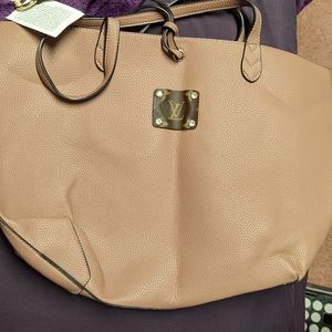 Blush Upcycled Tote Bag